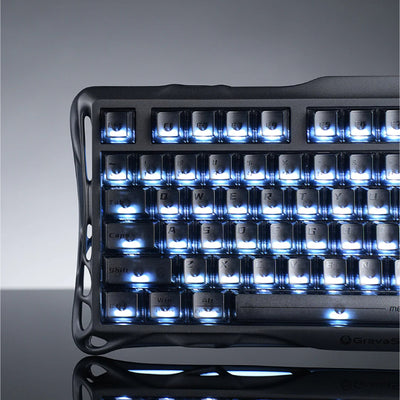 GravaStar Mercury K1 75% Wireless Mechanical Gaming Keyboard - Stealth Black