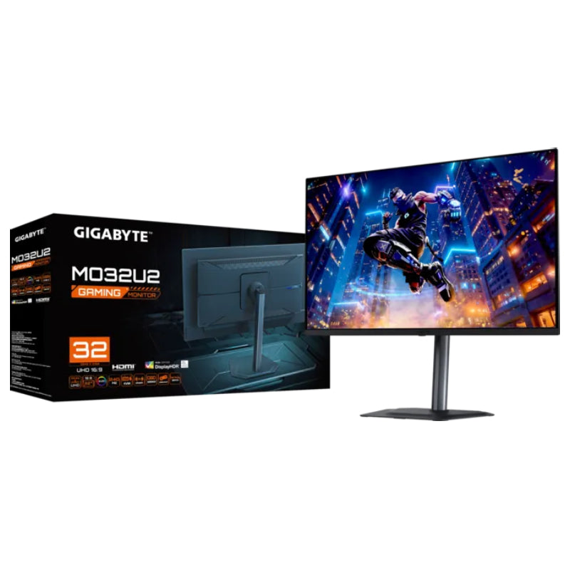 GIGABYTE MO32U2 Gaming Monitor - 31.5" OLED / 0.03ms / 240Hz / HDMI 2.1/ Display port 1.4/USB-C / Speaker - Gaming Monitor