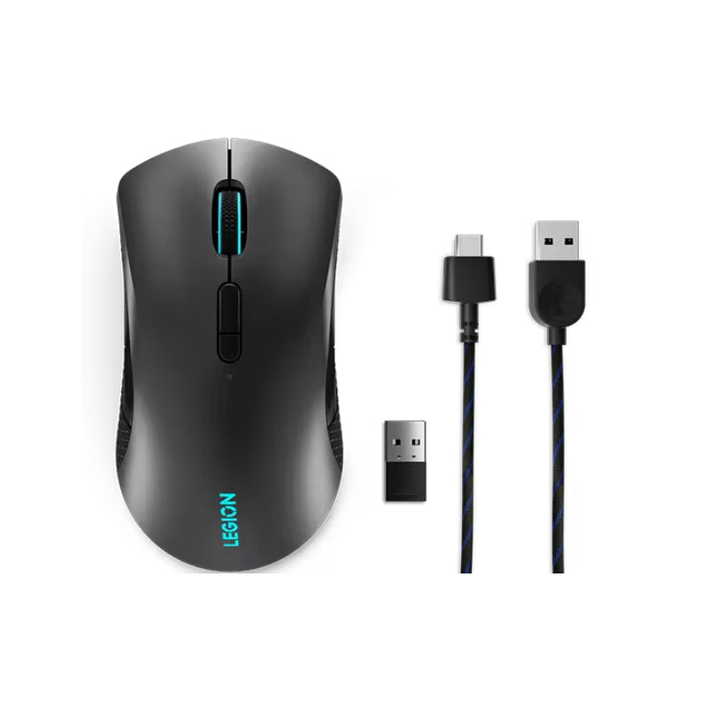 Lenovo Legion M600 Wireless Gaming Mouse - 2.40GHz / 16000dpi / Wireless Receiver / Black - Mouse