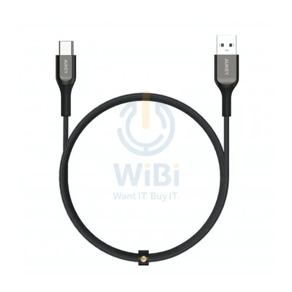 Aukey Kevlar Core USB-A to C Cable(1.2m / 3.95ft) - Black Accessories > Cables & Converters > Cables