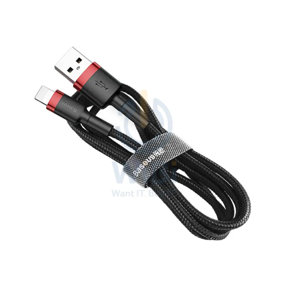 Baseus Cafule USB to Lightning Cable - 3 Meters / Red/Black Accessories > Cables & Converters > Cables