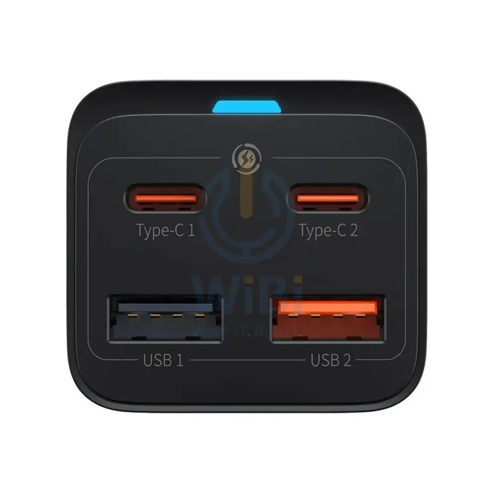 Baseus GaN3 Pro 65W Desktop Power Strip UK - Black Accessories > Power Adapters
