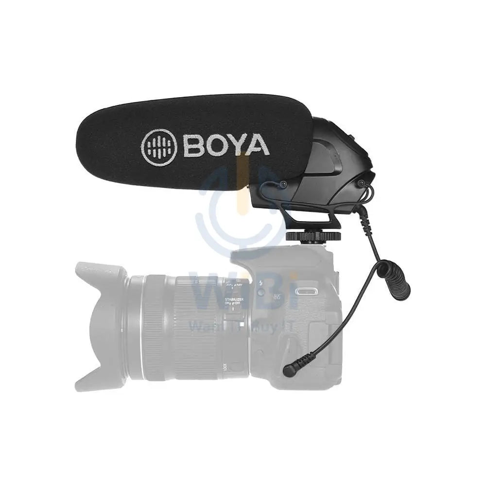BOYA Super-cardioid Shotgun Microphone - Black Accessories > Audio > Microphone > Offer Zone