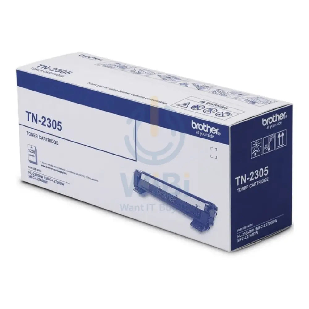 Brother TN-2305 Black Color - 1200 Pages / Black Color / Toner Cartridge Accessories > Printers & Scanners > Printers >