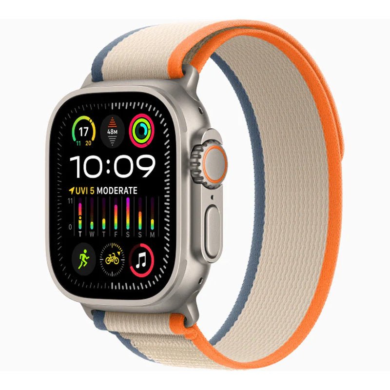 Apple Watch Ultra 2 - LTPO OLED / 64GB / 49mm / Bluetooth / Wi-Fi / Cellular / Medium/Large / Titanium Orange/Beige