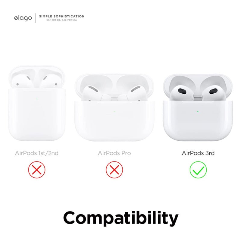 Elago AirPods 3 Clear Hang Case - Lovely pink