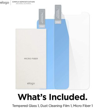Elago iPhone 12 Pro Max Tempered Glass + Screen Protector Accessories > Mobiles & Tablets > Mobiles > Screen Protectors