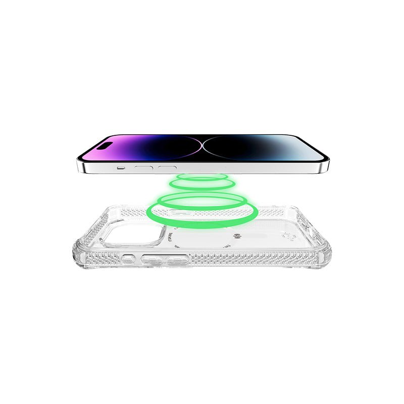 Itskins Hybrid Clear Magsafe Case - Apple iPhone 15 Pro Max / Transparent Accessories > Mobiles & Tablets > Mobiles >