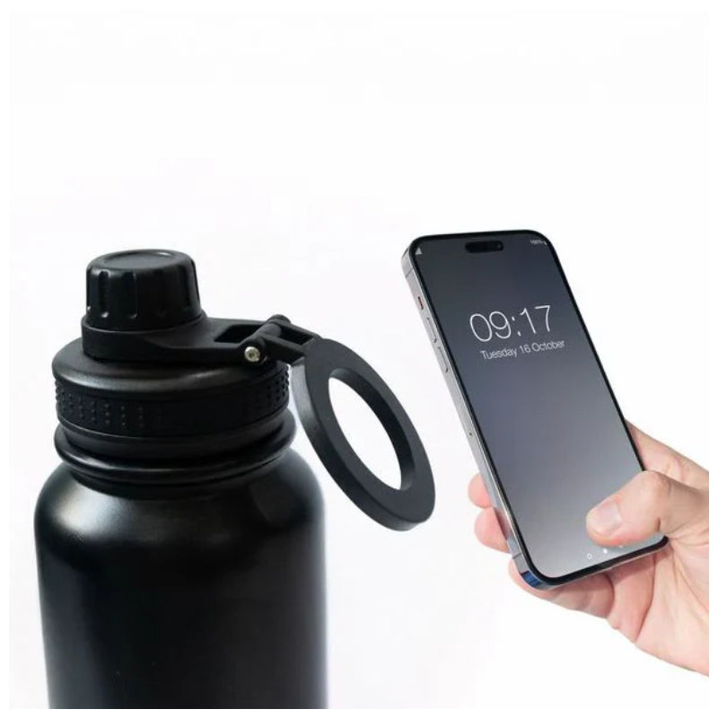 Emjoi MagSafe Stainless Steel Sport Bottle - 900ml / Black