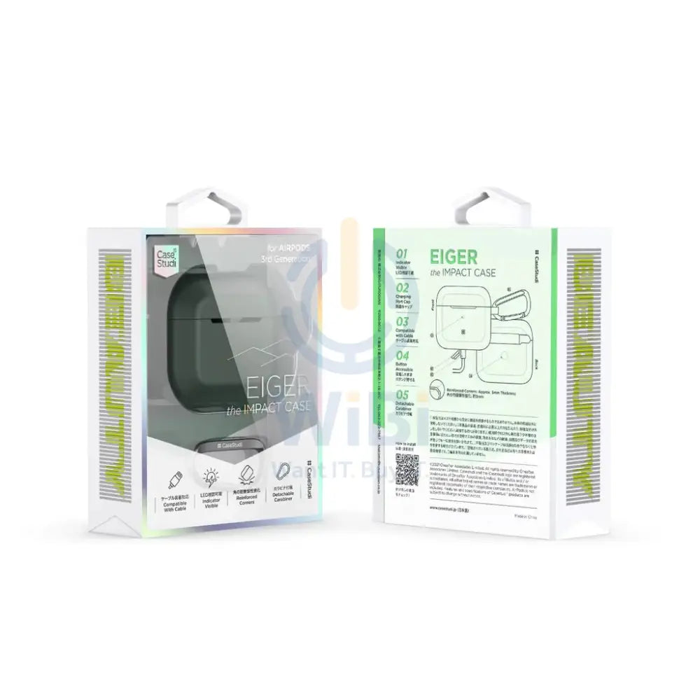 CaseStudi Airpods 3rd Generation Case - Eiger Green Accessories > Mobiles & Tablets