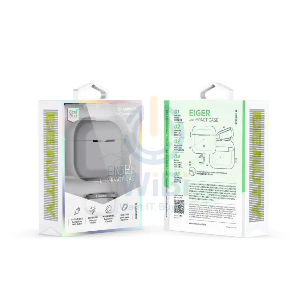 CaseStudi Airpods 3rd Generation Case - Eiger Grey Accessories > Mobiles & Tablets