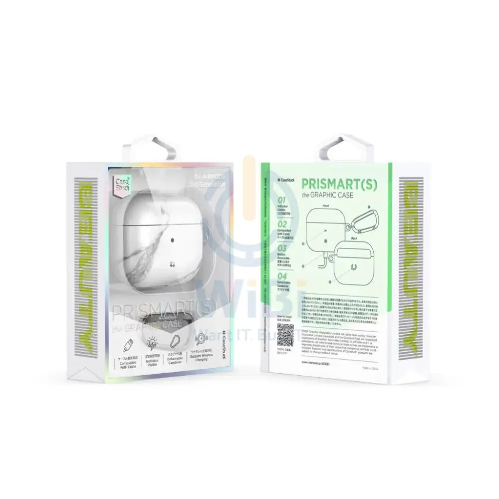CaseStudi Airpods 3rd Generation Case - Prismart(S) Marble White Accessories > Mobiles & Tablets
