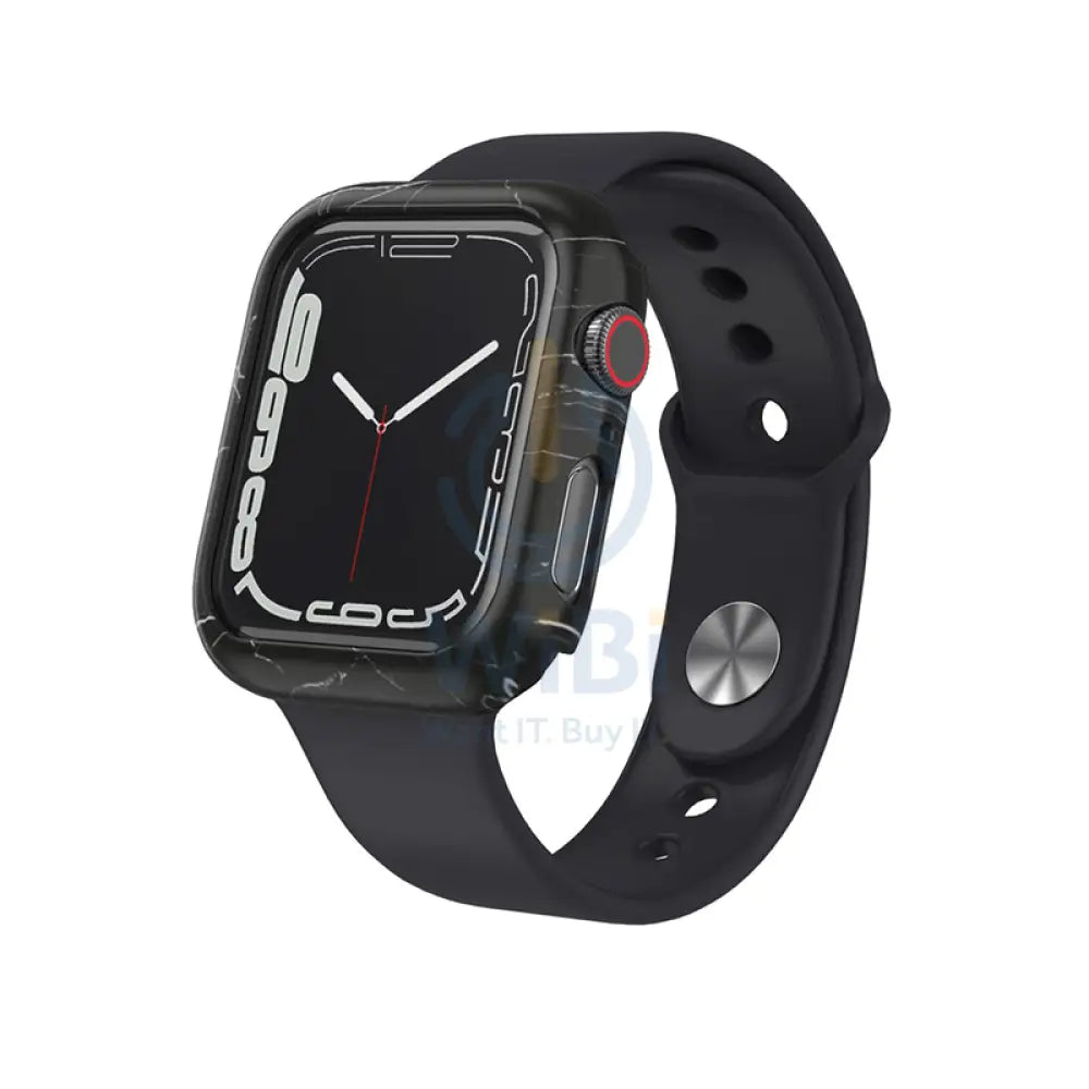 Casestudi Prismart Case For Apple Watch Series 7- 45mm - Marble Black Accessories > Smart Watches > Cases & Screen
