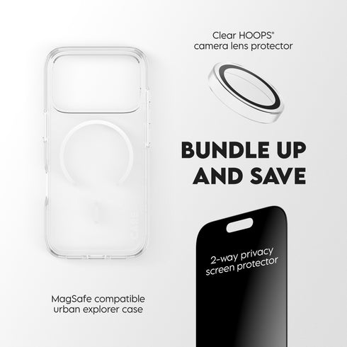 PanzerGlass® 3-in-1 Flagship Privacy Bundle For iPhone 17 Pro Max - Privacy