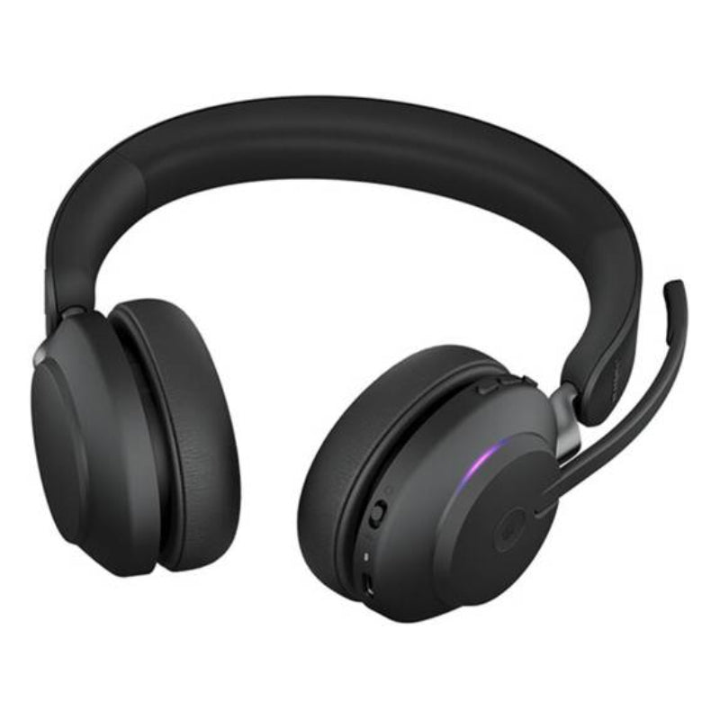 Jabra Evolve2 65 Link 380a UC Stereo Headphone - Wireless / Black