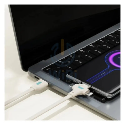Disney QS-C01 100th anniversary one-to-three telescopic data cable - Mickey Beige Accessories > Cables & Converters >