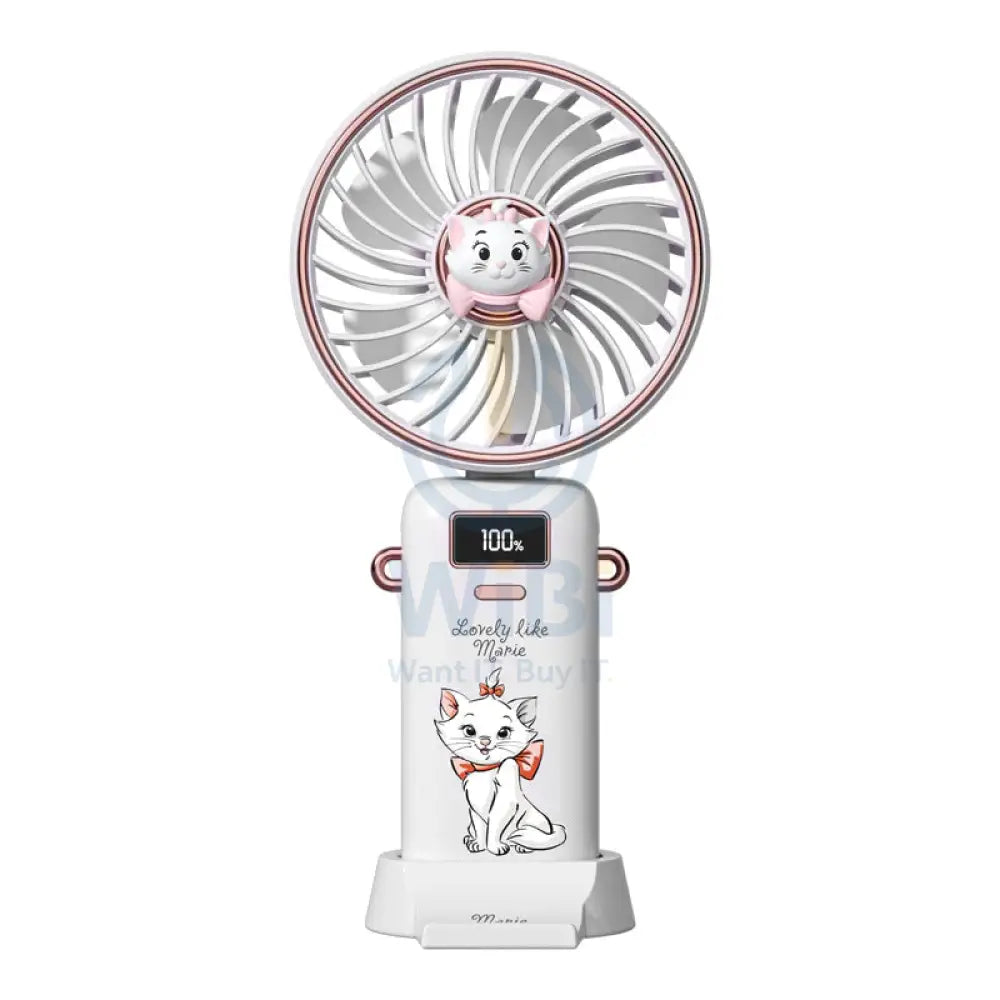 Disney QS-F03 Portable Handheld Fan - White Accessories > Smart Devices
