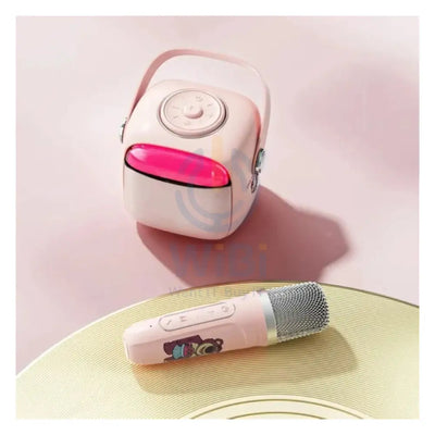 Disney QS-S3 Portable karaoke microphone speaker - Lotso Pink Accessories > Audio > Speakers