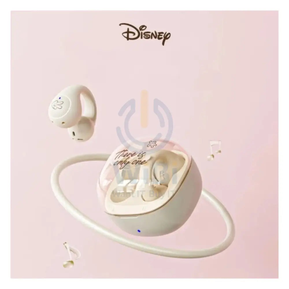 Disney QS-T16 Clip-on Bluetooth Wireless headphones - Mickey Beige Accessories > Audio > Headphones