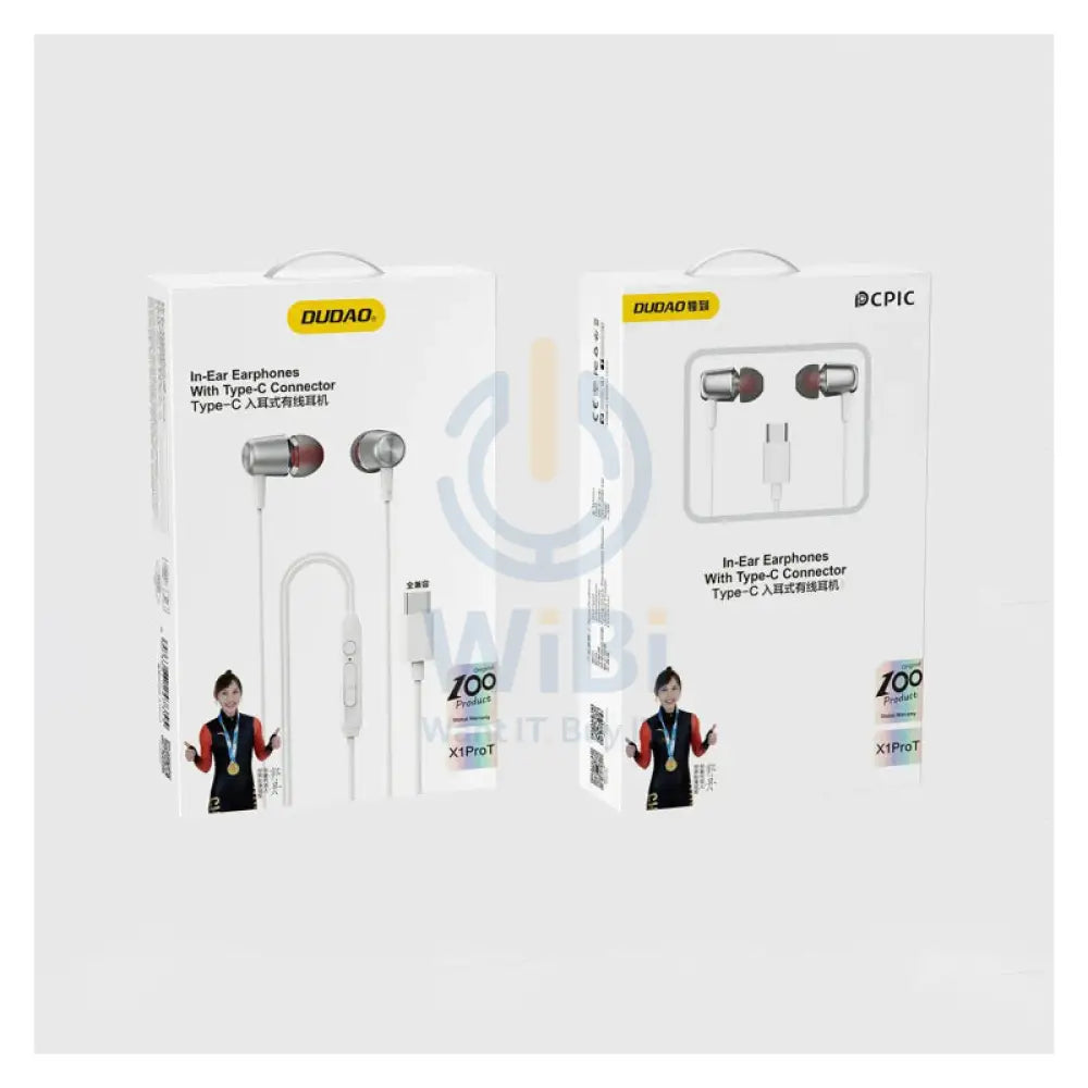 DUDAO X1PROT Earphone - USB-C / Wired / White Accessories > Audio > Headphones