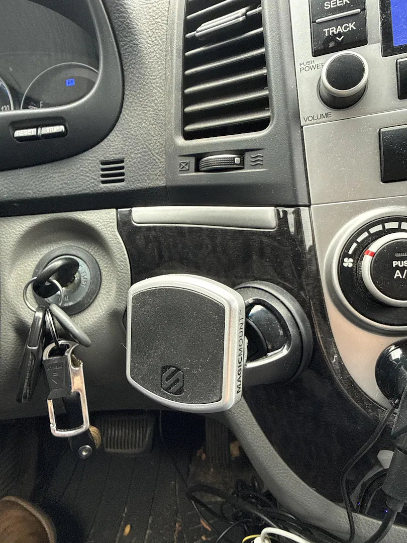 Scosche MagicMount Pro Window/Dash Magnetic Holder for Mobile Phones - Black