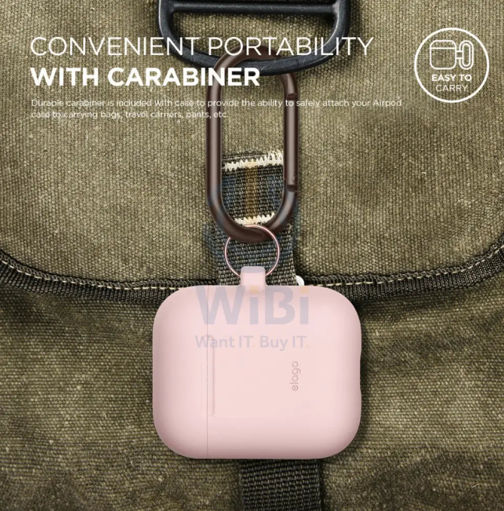 Elago Airpods 1&2 Hang Case - Lovely pink Accessories > Audio > Headphones