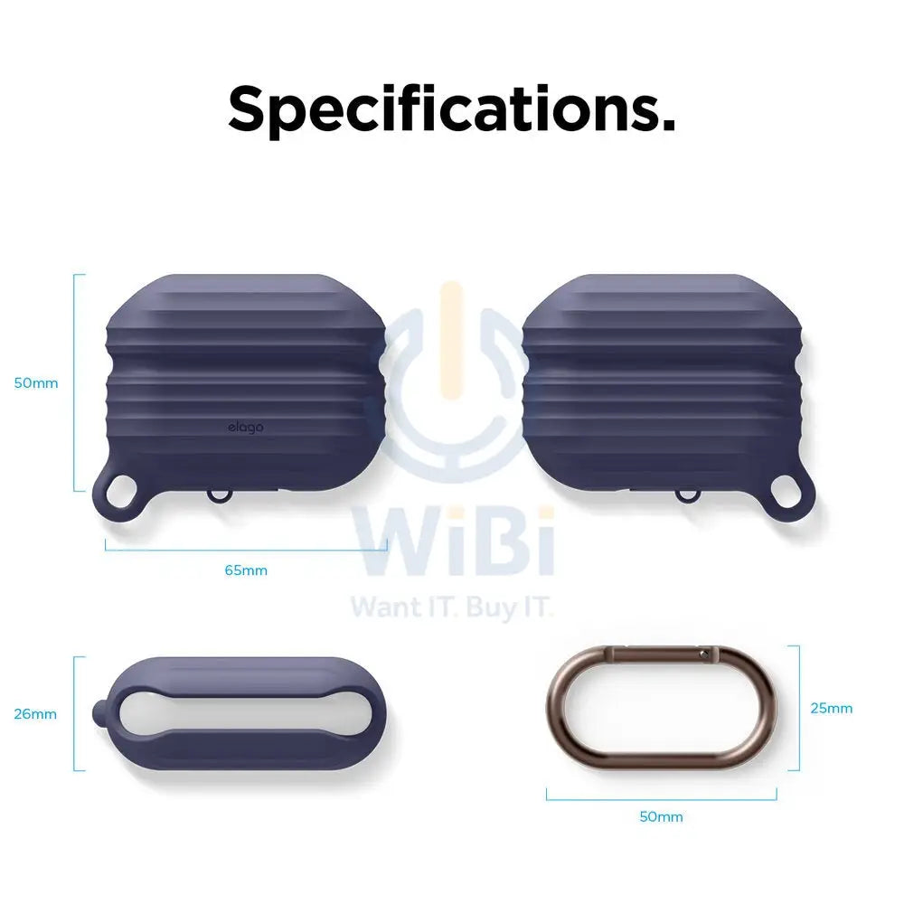 Elago AirPods Pro Waterproof Hang Case - Jean Indigo Accessories > Mobiles & Tablets