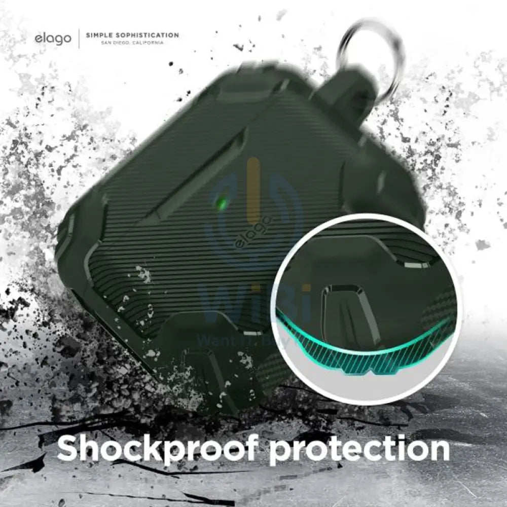 Elago Apple Airpods 3 Solid Armor Case -Dark Green Accessories > Mobiles & Tablets