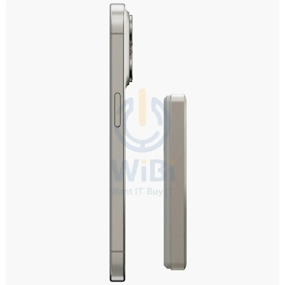 Energea Alupac Air 10000mah Ultra Light Aluminium Magsafe Compatible Power Bank - Natural Titanium Accessories > Power
