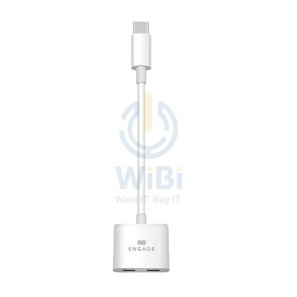 ENGAGE DUAL LIGHTNING CHARGE & AUDIO ADAPTER Accessories > Cables & Converters > Cables