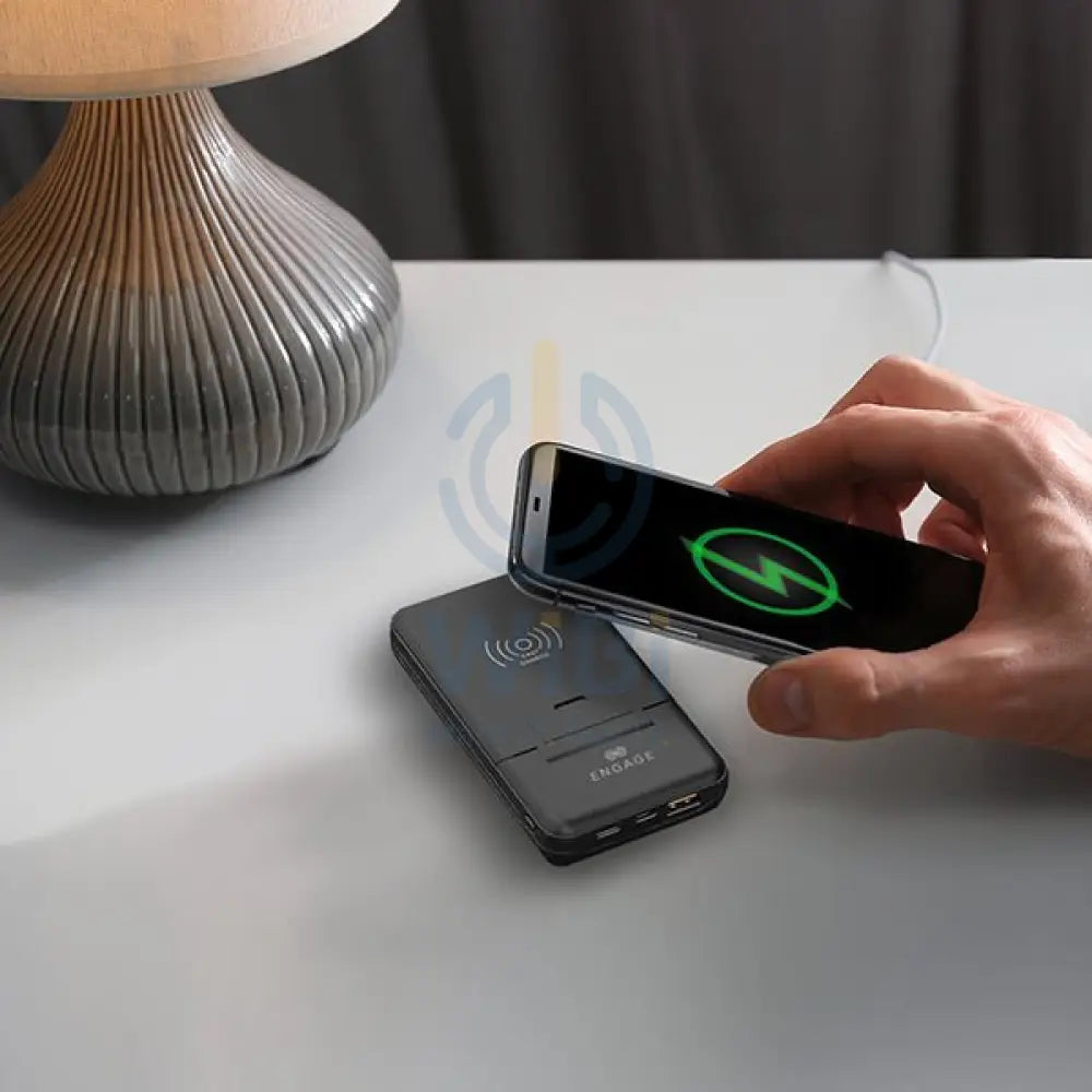 Engage Wireless Power Bank 10000Mah Multi-Functional Box PD 20W - Black Accessories > Power Bank