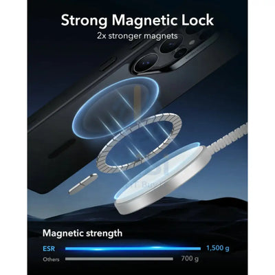 ESR Classic Hybrid Case (HaloLock) - Samsung Galaxy S25 Ultra / Frosted Black Accessories > Mobiles & Tablets > Mobiles