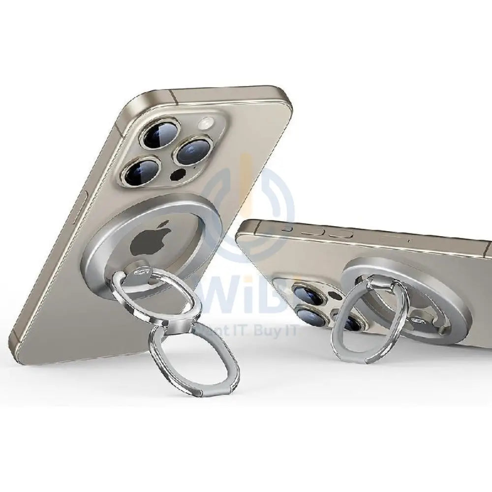 ESR HaloLock Ring Stand - Natural Titanium Accessories > Mobiles & Tablets > Mobiles > Mobile Holder / Stands