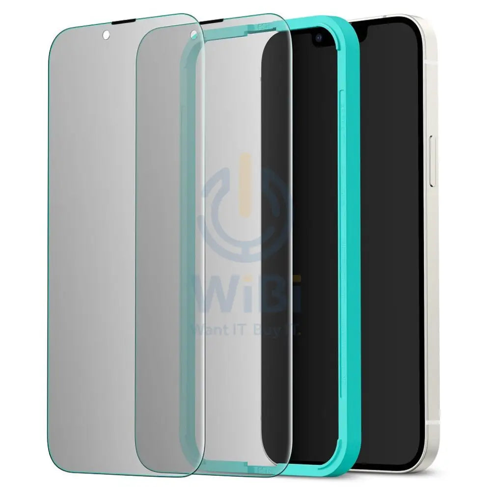 ESR iPhone 14 Plus / 13 Pro Max Tempered Glass edge to edge Privacy Screen Protector 2Pack - Black Edge Accessories >