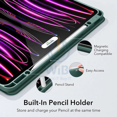 ESR Rebound Pencil Case - Apple iPad Pro 12.9 Gen 6/5/4/3 (2018-2022) / Forest Green Accessories > Mobiles & Tablets >