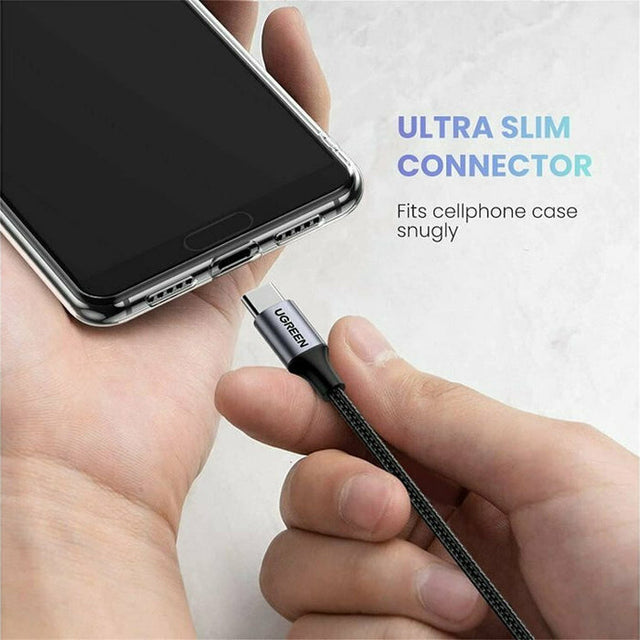UGREEN Round USB-C Audio Cable - 1 Meter / Deep Gray