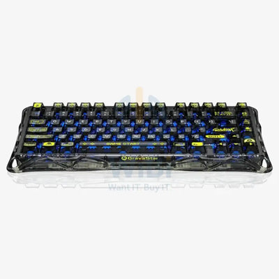 GravaStar Mercury K1 Lite 75% Wireless Mechanical Gaming Keyboard - Transparent Black Accessories > Keyboard & Mouse >
