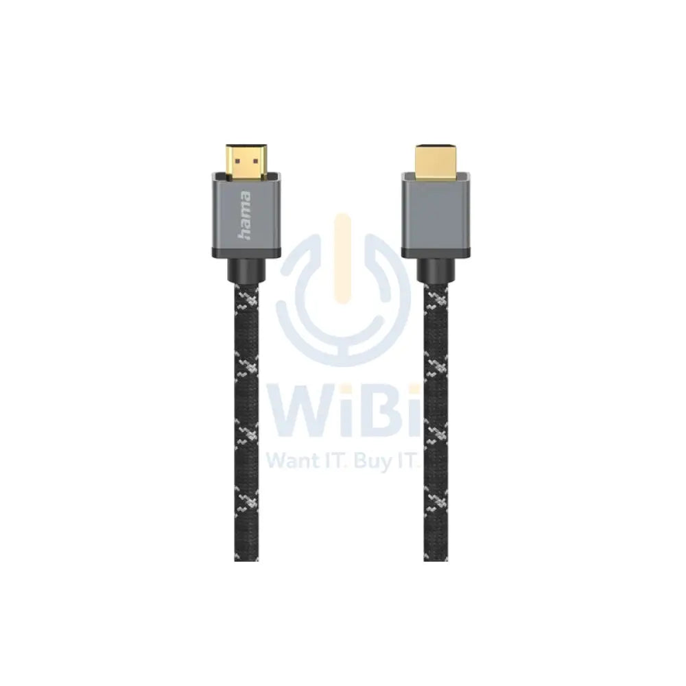 Hama Alu Ultra High Speed HDMI2.1 8K Cable 1.0m Accessories > Cables & Converters > Cables