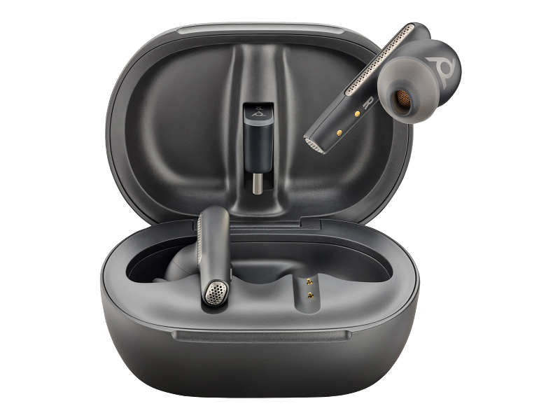 HP HP Poly Voyager Free 60+ UC Earbuds - BT700 USB-C Adapter / Touchscreen Charge Case
