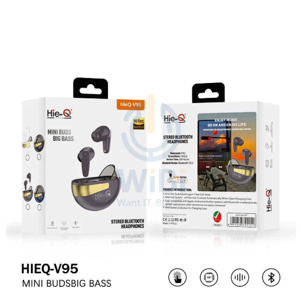 Hie-Q V95 Earbuds Accessories > Audio > Headphones