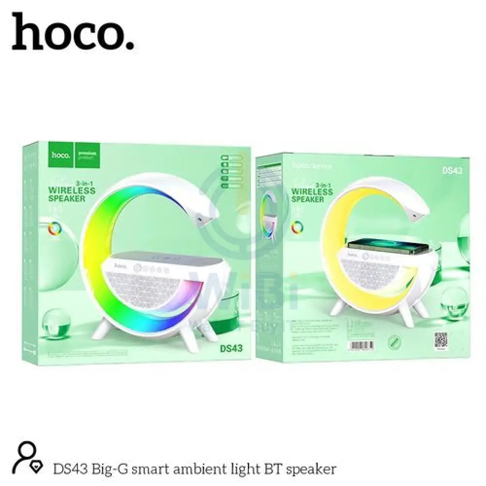 Hoco DS43 Big-G Smart Ambient Wireless Charging BT Speaker Accessories > Mobiles & Tablets > Mobiles
