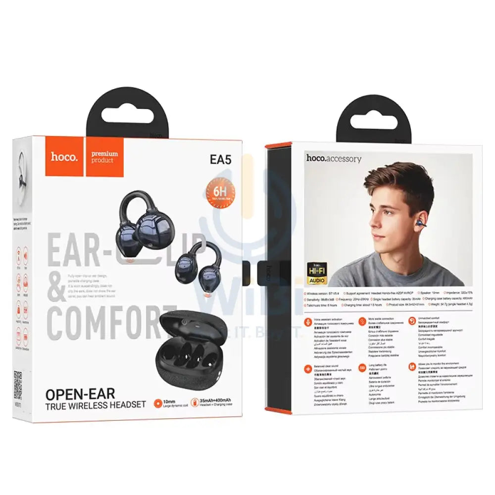 HOCO EA5 Wireless Earbuds - Bluetooth / Black Accessories > Audio > Headphones