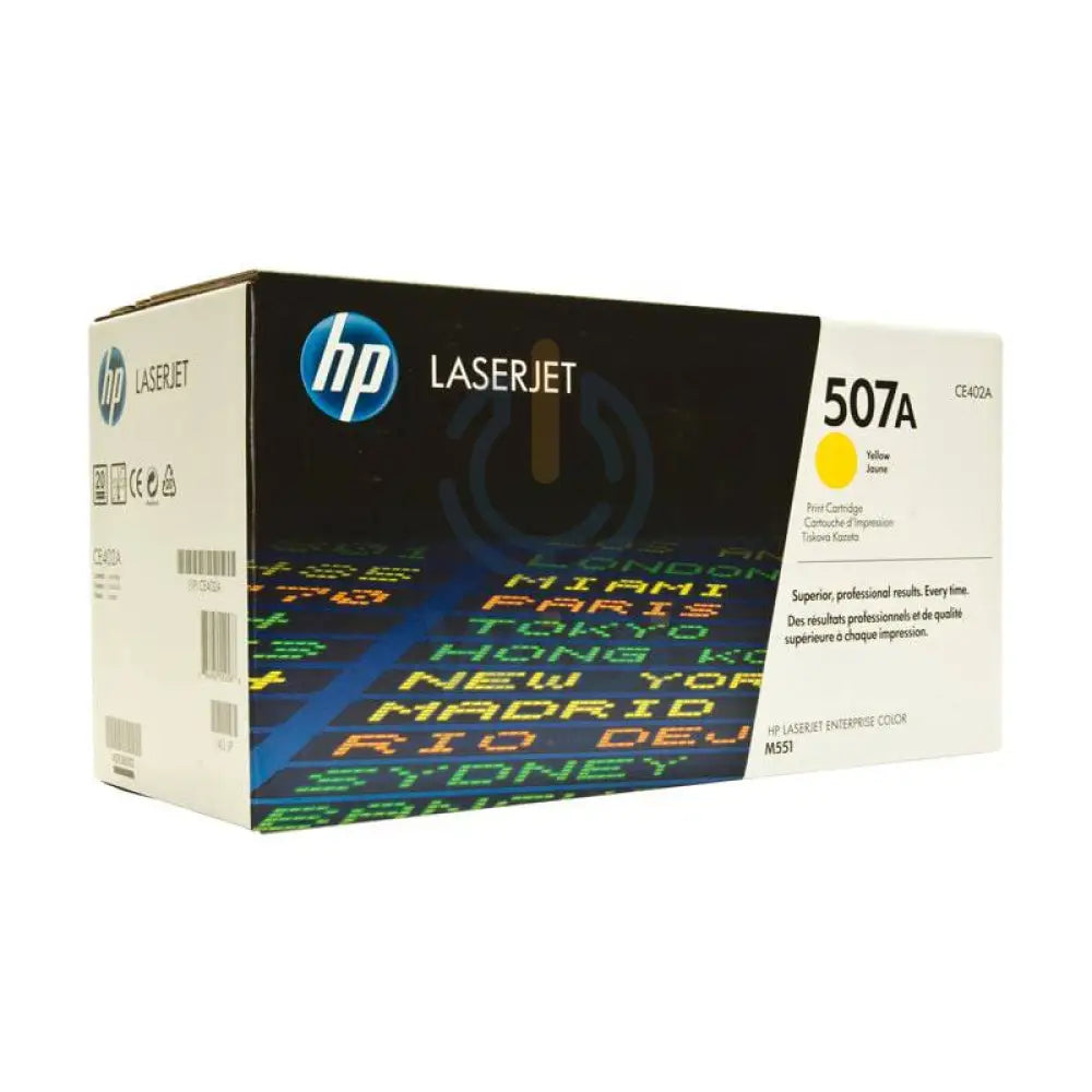 HP 507A Yellow Color - 6K Pages / Yellow Color / Toner Cartridge