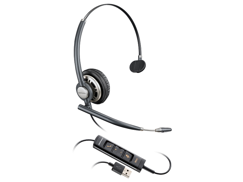 HP HP Poly EncorePro 715 Headset TAA - Monoaural / USB-A