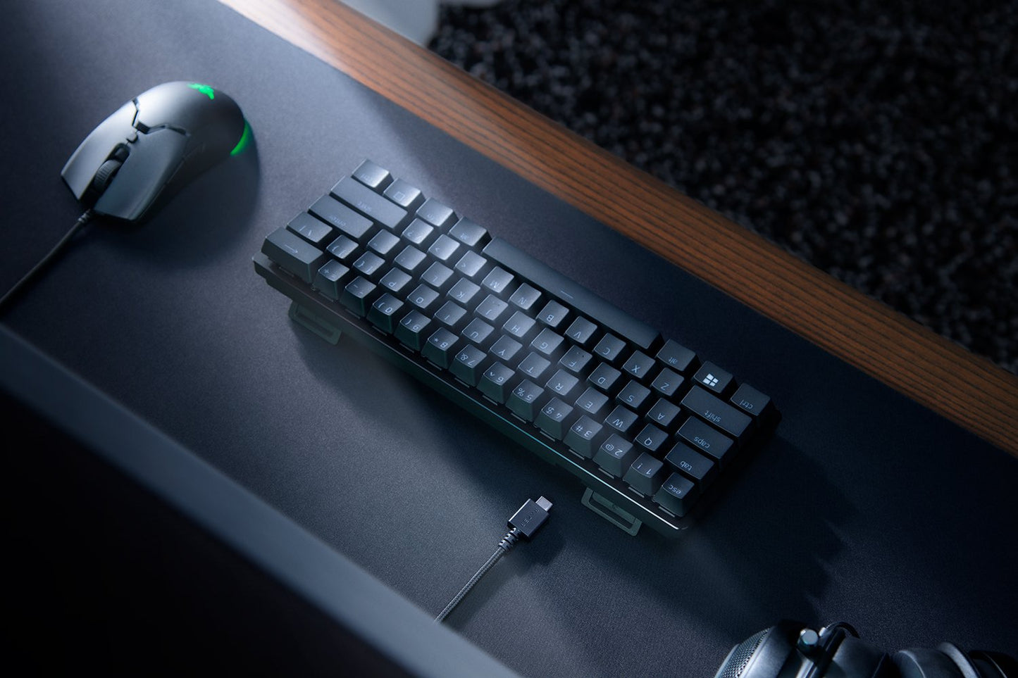 Razer Huntsman Mini Linear Optical Switches (Red) 60% Gaming Keyboard - Black