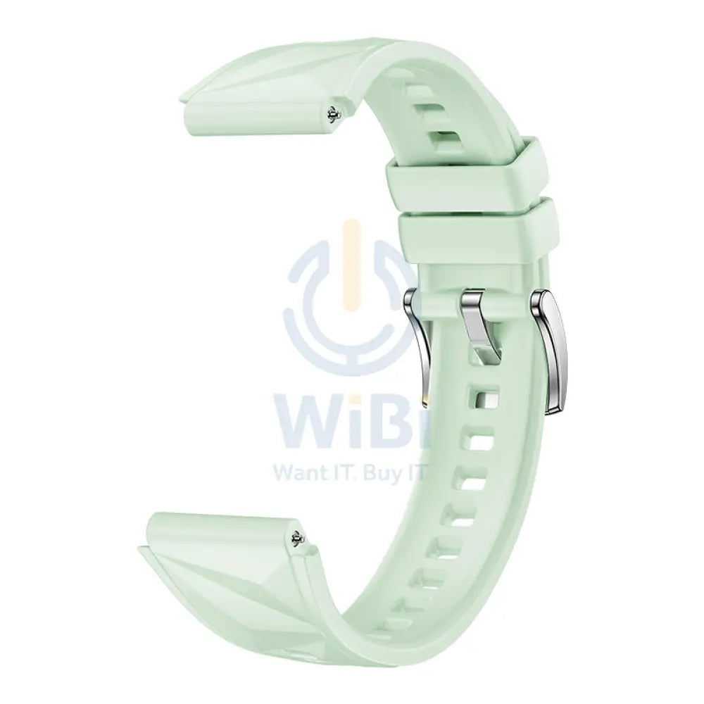 Huawei Classic Pointed-tail Fluorelastomer Strap for Huawei GT6 / GT6 Pro - 41mm / Mint Green Accessories > Smart