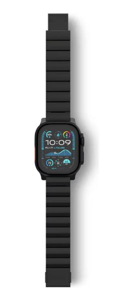 Decoded Apple Watch Ultra 1-2 Titanium Strap - Titanium / Black