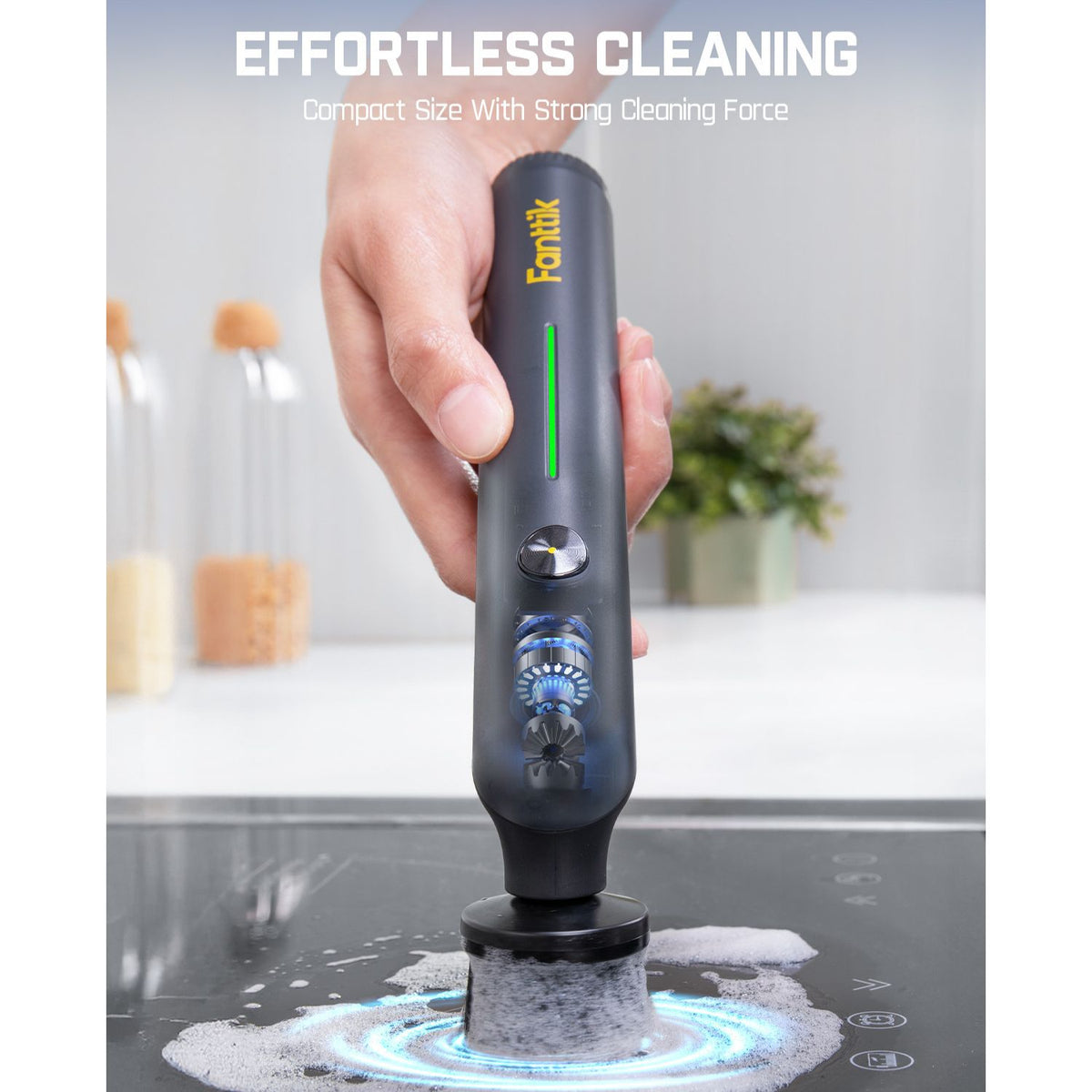 Fanttik G9 Handy Cordless Spin Scrubber - Black