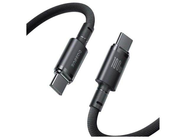 Baseus New Braided Fast Charging Cable - USB-C / 100W / 2 Meter / Black
