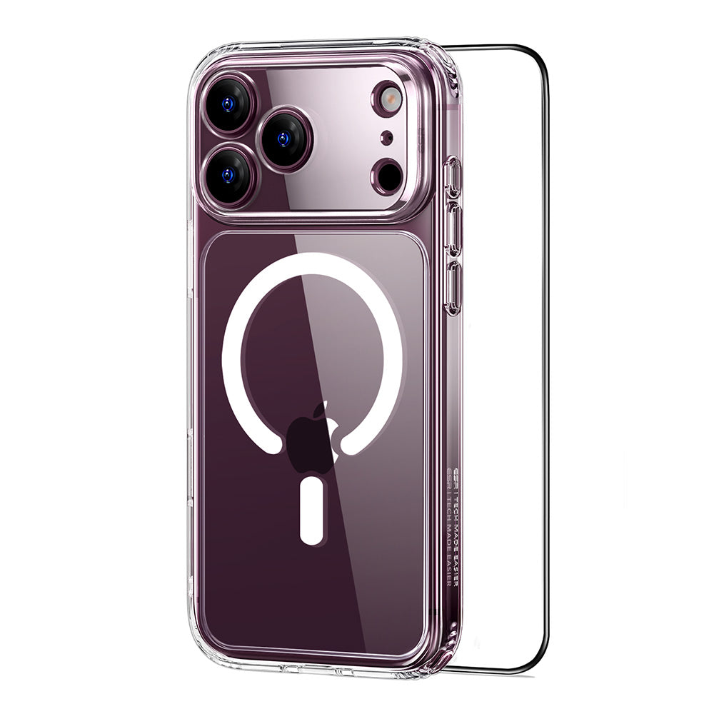 ESR Classic Hybrid Magnetic Case Set For Apple iPhone 18 Pro/Apple iPhone 17 Pro - Clear